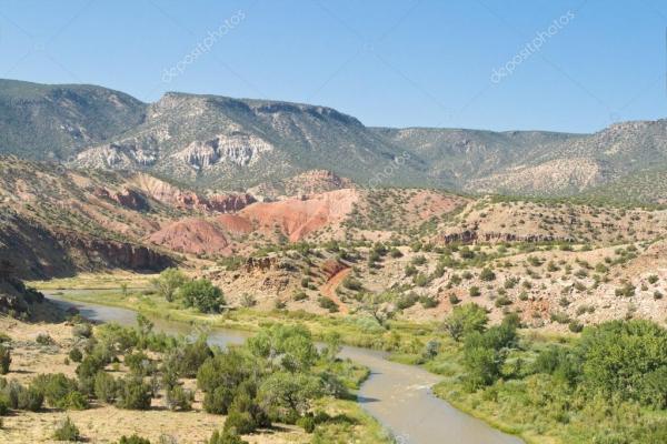 Depositphotos 7895247 stock photo rio chama river in desert
