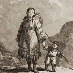 Jean baptiste tilliard femme kamtchadale avec ses enfans dans son habit ordinaire