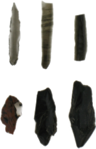 Microlame en obsidienne
