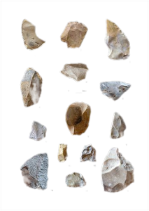 Outils de pierre prehistorique