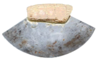Ulu poignee en os